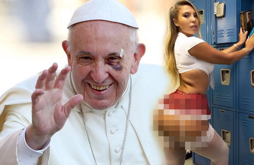 Papa Francis'in Instagram beğenisi olay! Ünlü model Natalia Garibotto tiye aldı