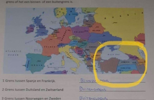 Hollanda'da Türk milletvekilinin tepkisinden sonra Türkiye'yi parçalanmış gösteren harita düzeltildi