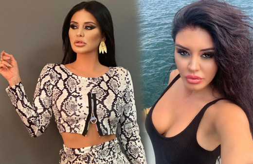 Ebru Polat'ın göğüs dekoltesi olay oldu! Sevgilisini kızdıracak pozlar