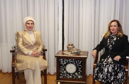 Emine Erdoğan KKTC'nin 37'nci kuruluş yılını kutladı