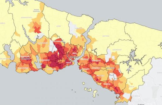 İstanbul'un koronavirüs kırılganlık haritası çıktı! İşte en riskli bölgeler