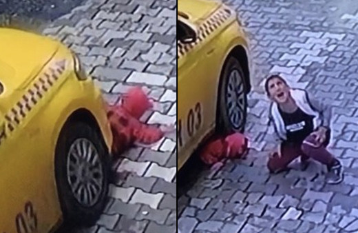 İstanbul'da 4 yaşındaki çocuk aracın altında kaldı abisi baygınlık geçirdi! İşte o anlar