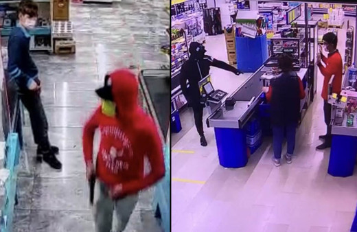 Esenyurt'ta süpermarketlere dadanan silahlı soyguncular pes dedirtti! İşte o anlar