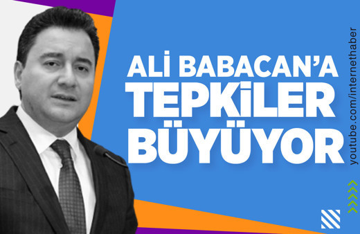 Ali Babacan'a tepkiler büyüyor!