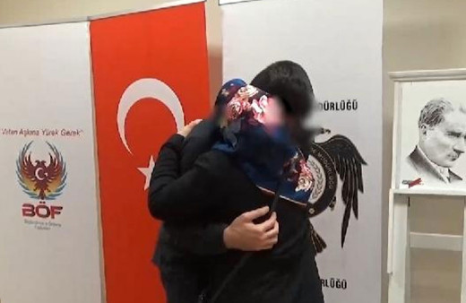 6 ay sürdü! Muş'ta teslim olan terörist ailesiyle buluşturuldu