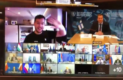 AB'nin gizli toplantısı ifşa oldu! Gazeteci paylaşımdan görüp Zoom'a sızdı