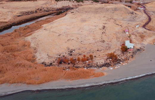 Van Gölü çekilince ortaya çıktı Urartular deniz ticareti için kullanmış