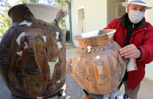 Kayseri'de bulundu 4 bin 200 yıllık mezar küpü TÜBİTAK projesinde incelenecek
