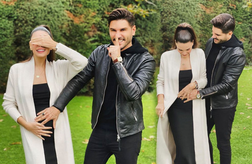 Tolgahan Sayışman ve Almeda Abazi'den ikinci müjde geldi çift böyle duyurdu