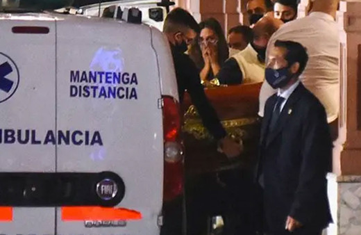 Arjantinliler Maradona'nın naaşını böyle uğurladı: Teşekkürler Diego