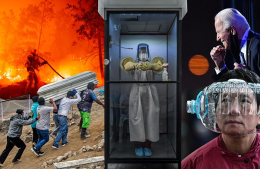 2020'ye damga vuran inanılmaz fotoğraflar! AFP yılın fotoğraflarını seçti