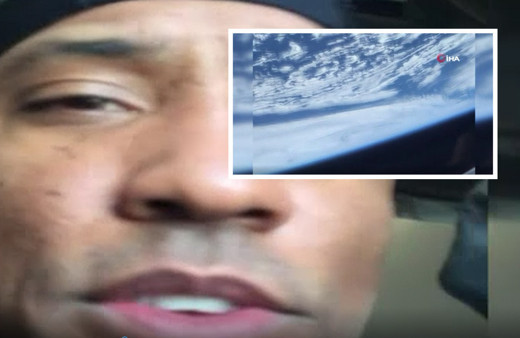 NASA astronotu Dünya'yı yörüngeden görüntüledi! O anlar nefes kesti