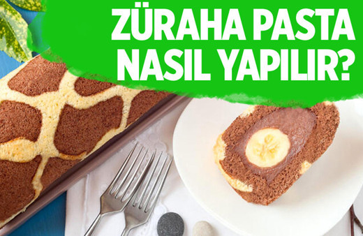 Zürafa pasta nasıl yapılır malzemeleri nelerdir?