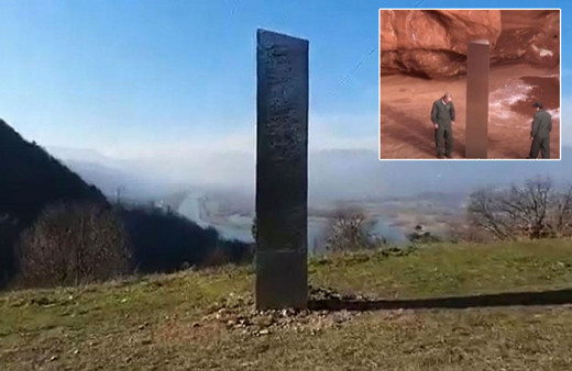 ABD'nin ardından Romanya'da da gizemli metal monolit blok ortaya çıktı