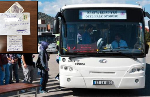 Isparta'da belediyeye gelen mektup herkesi duygulandırdı