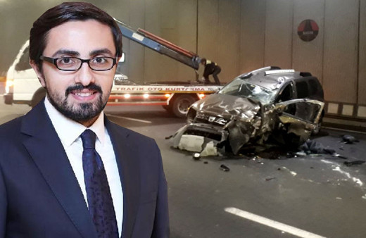 İçişleri Bakanlığı'nda bir dönem basın görevlisi olan Ahmet Aydın kazada yaralandı