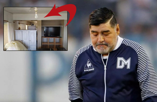 Maradona'nın öldüğü odanın fotoğrafları ortaya çıktı! Kahreden detaya bakın