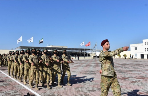 Suriye Milli Ordusu, ilk askeri kışlasını törenle açtı