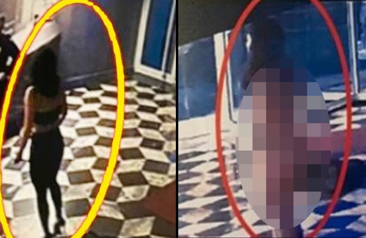 İstanbul'da oteli bastı çırılçıplak soyundu! Şok eden görüntüler ortaya çıktı
