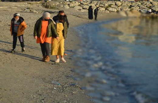 Korkutan görüntü! Avcılar sahilini dev denizanaları istila etti