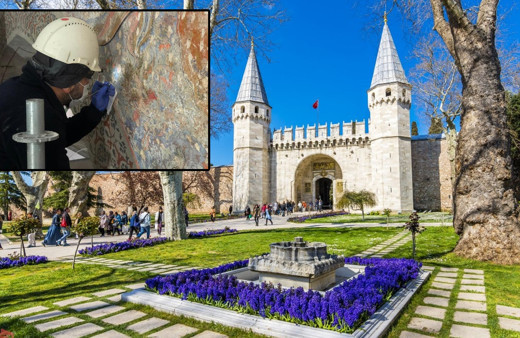 Topkapı Sarayı restorasyonunda ortaya çıktı görenler şaşırdı: İlk kez rastladık