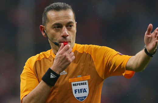 Cüneyt Çakır, hakemler listesinde dünyada 2. sırada