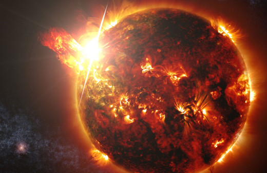 Güneş'te son yılların en büyük patlaması yaşandı en son 3 yıl önce oldu