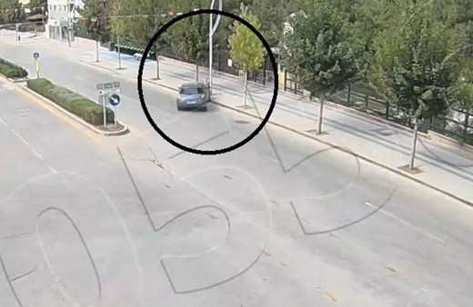 Çorum'da her şey bir anda oldu! İlginç kazanın görüntüsü çıktı