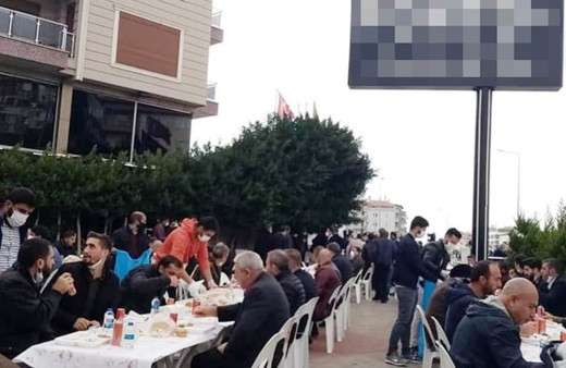 Alanya'da onlarca kişinin katıldığı mevlide kaymakamlıktan inceleme