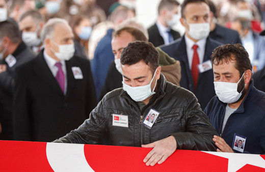 Resulayn şehidi uzman çavuş, Ankara'da son yolculuğa uğurlandı