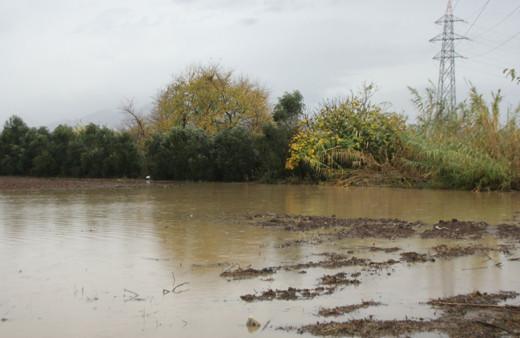 Antalya'da kuvvetli yağış etkili oldu