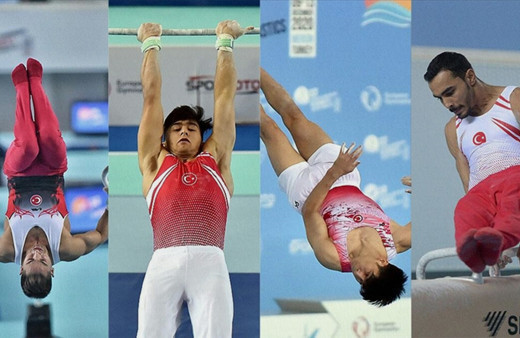 Avrupa Erkekler Artistik Cimnastik Şampiyonası'nda millilerden 2 altın madalya