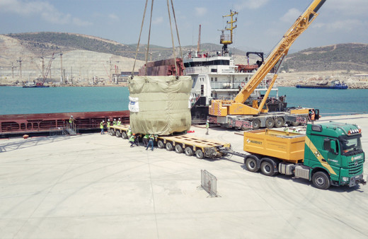 Rusya'dan Mersin'e benzersiz icat böyle getirildi! Ağırlığı 169 ton