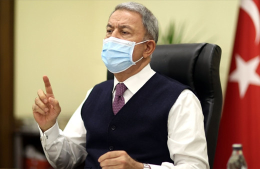 Son dakika Bakan Hulusi Akar'dan Yunanistan'a 'Navtex' tepkisi: Bu tacizden başka bir şey değil