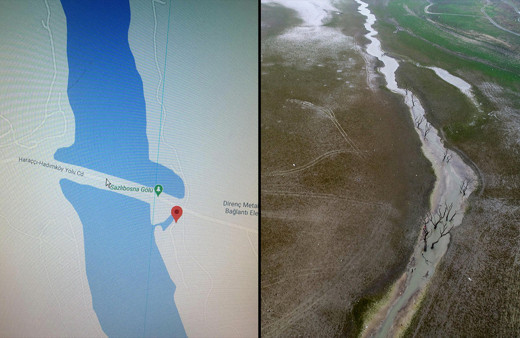 İstanbul Sazlıdere Barajı'nda tedirgin eden görüntü