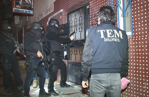 İstanbul'da PKK operasyonu 5 şüpheli gözaltına alındı