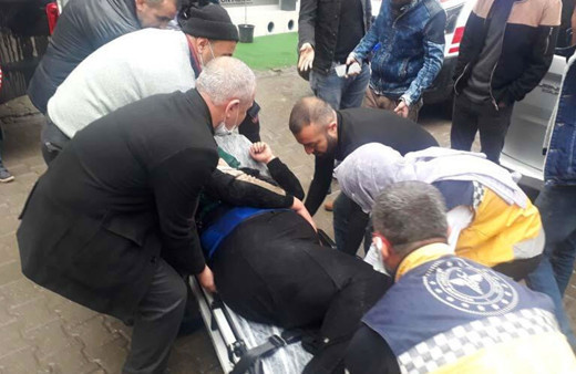 Yer Batman! Vicdansız şahıs hamile kadını sokak ortasında darp etti