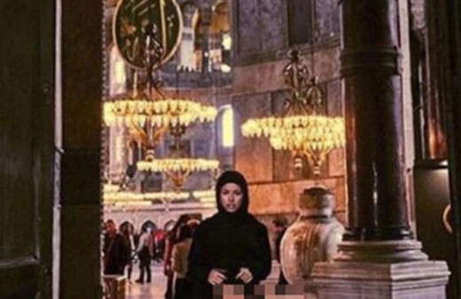 Ayasofya'da çıplak fotoğraf çektirmişti! Dava açıldı