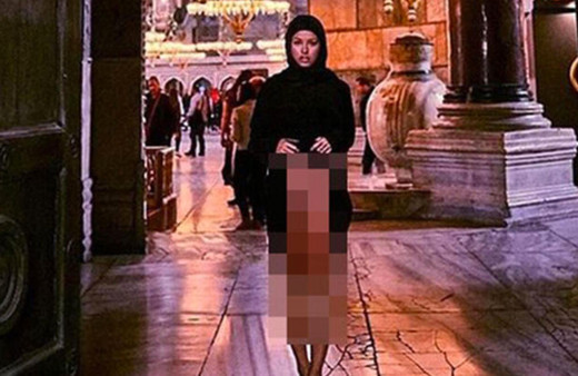 Belçikalı manken Papen hakkında dava açıldı! Ayasofya'da çıplak fotoğraf rezaleti