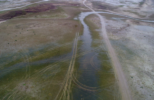 İstanbul yağışlarda 1 günlük su kazandı! Büyükçekmece Gölü'nde artık drift yapılıyor