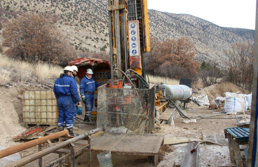 Erzurum'un Olur ilçesinde altın arayışı