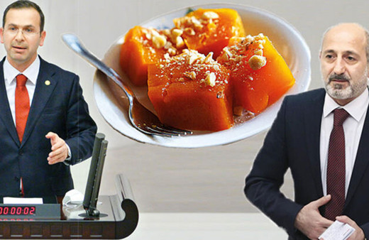 AK Parti ile CHP'nin 'kabak tatlısı' kavgası: Vallahi kuru pilav yedim