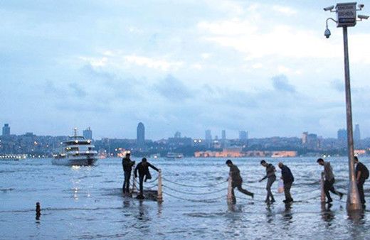 İstanbul'da deniz seviyesi 20 santimetre yükseldi