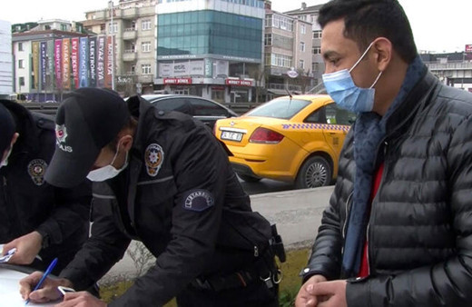 Sokağa çıkma kısıtlaması! Muafiyeti suiistimal genelgesi çıkmıştı, ilk ceza yazıldı