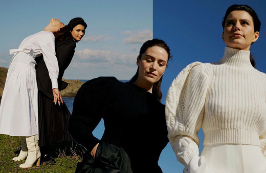 Beren Saat Belçim Bilgin pozlarıyla mest etti yılda 4 kez yayımlanan dergiye özel