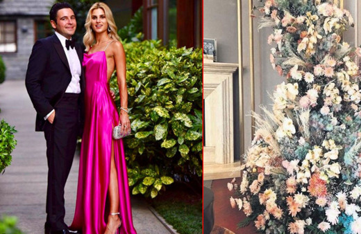 Hacı Sabancı'nın Nazlı Kayı için hazırlattığı isteme çiçeğinin fiyatı dudak uçuklattı