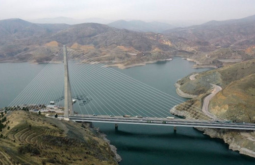 6 sene önce yapımına başlanan Kömürhan Köprüsü tamamlandı işte son hali