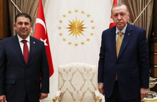 Cumhurbaşkanı Erdoğan KKTC Başbakanı Ersan Saner'i kabul etti