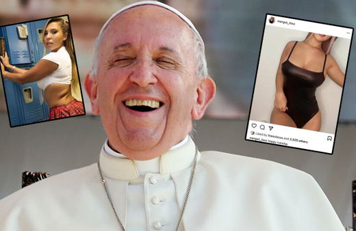 Vatikan'da yeni skandal! Papa Francis mayolu pozu beğendi manken bakın ne yazdı