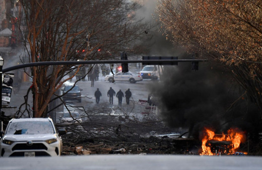 ABD'nin Nashville kenti Noel sabahı patlamayla sarsıldı